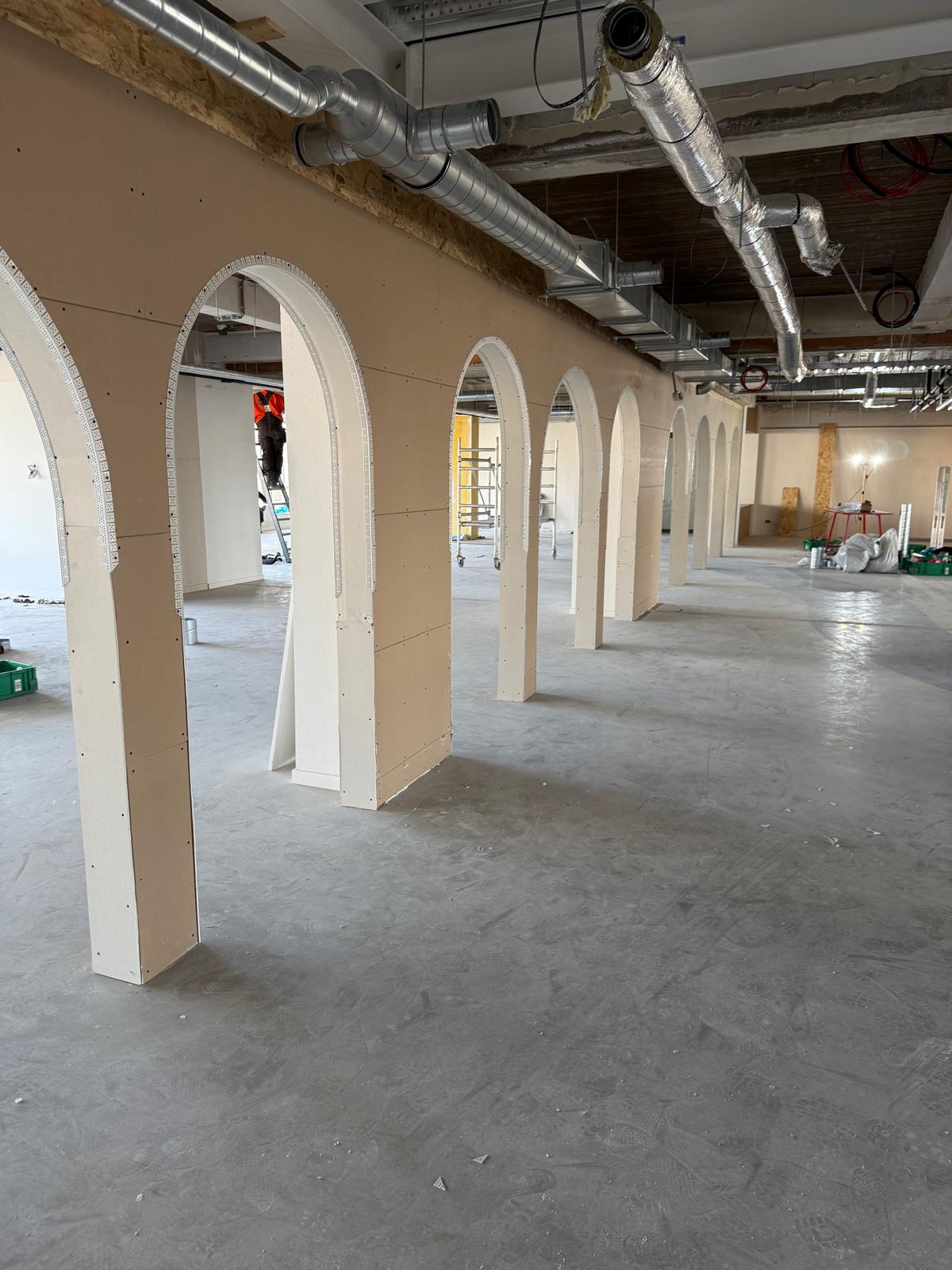 Stukadoor project - architectonische bogen